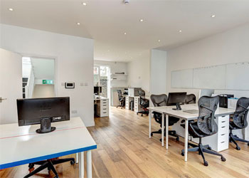 >Bright Self-Contained Offices with Roof Terrace to Let, 795 sq ft (74 sq m), First & Second Floor, 233 Portobello Road, Notting Hill, London, W11