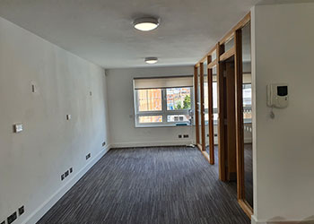 Air-Conditioned Office Suite to Let, 360 sq ft (33.5 sq m), Second Floor, 36 Earls Court Road, Kensington, London W8