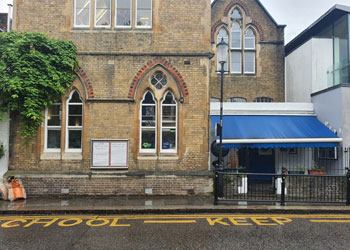 >Unusual Class E Hall Space - former nursery to Let, Suitable for Office / Retail / Showroom / Fitness, 1,429 sq ft (133 sq m), Ground Floor, 59a Portobello Road, Notting Hill, London W11